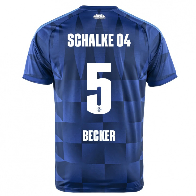Danxen Damen Timo Becker #5 Dunkelblau Gelb Weiß Heimtrikot Trikot 2026/27 T-Shirt