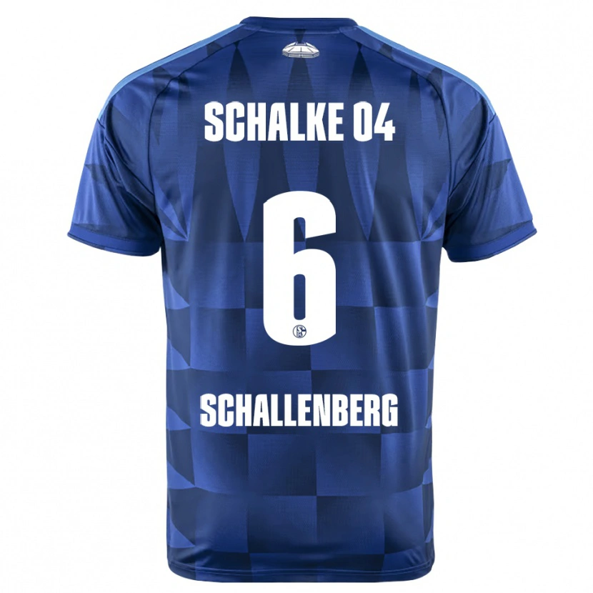 Danxen Damen Ron Schallenberg #6 Dunkelblau Gelb Weiß Heimtrikot Trikot 2026/27 T-Shirt