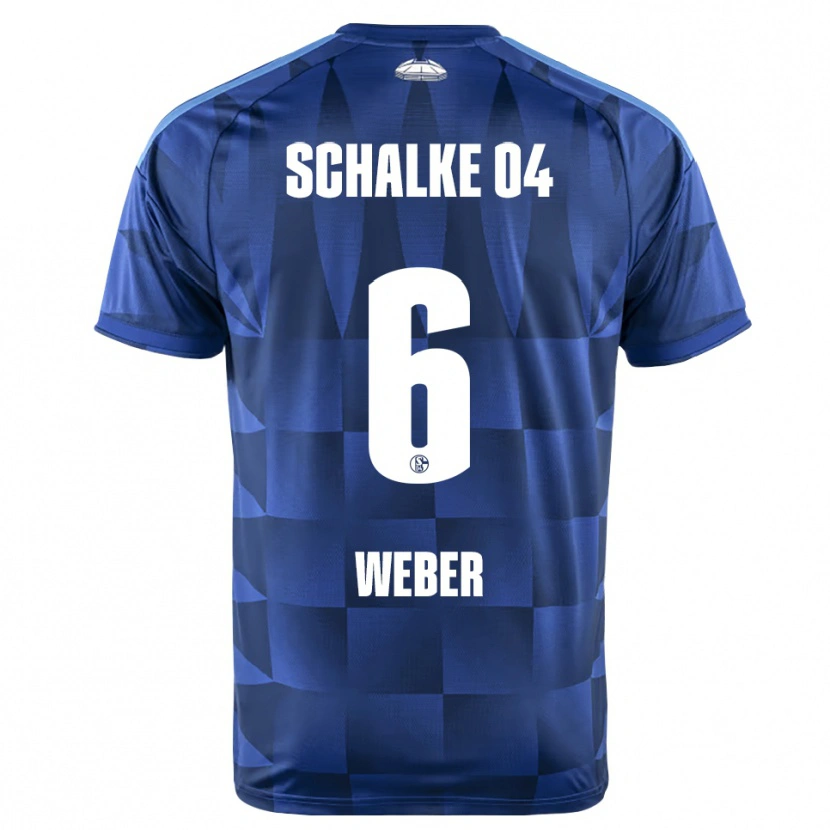 Danxen Damen Ben Weber #6 Dunkelblau Gelb Weiß Heimtrikot Trikot 2026/27 T-Shirt