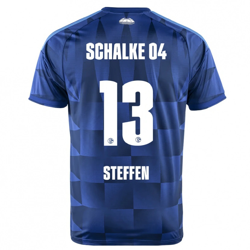 Danxen Damen Kjell Steffen #13 Dunkelblau Gelb Weiß Heimtrikot Trikot 2026/27 T-Shirt