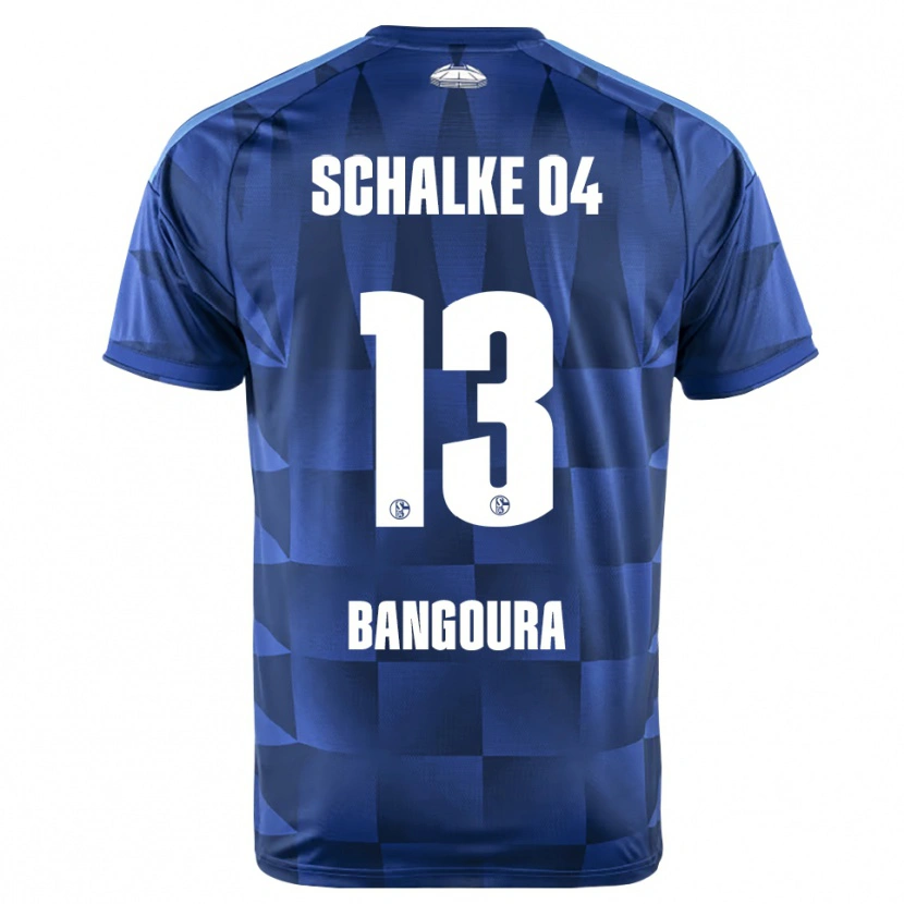 Danxen Damen Aboubacar Bangoura #13 Dunkelblau Gelb Weiß Heimtrikot Trikot 2026/27 T-Shirt