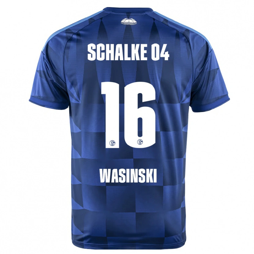 Danxen Damen Martin Wasinski #16 Dunkelblau Gelb Weiß Heimtrikot Trikot 2026/27 T-Shirt