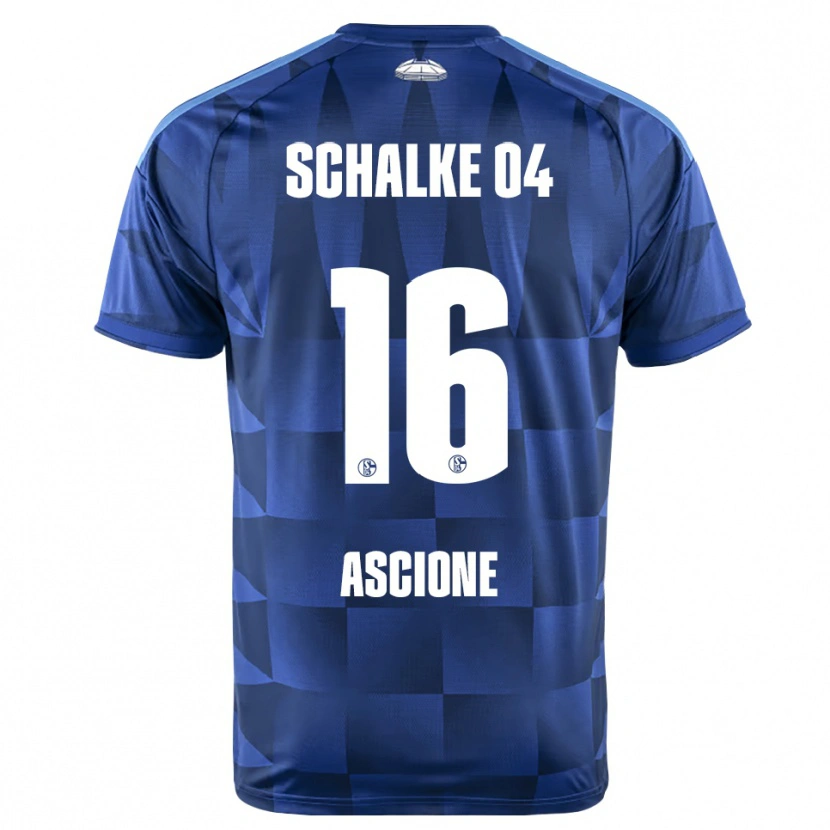 Danxen Damen Marco Ascione #16 Dunkelblau Gelb Weiß Heimtrikot Trikot 2026/27 T-Shirt