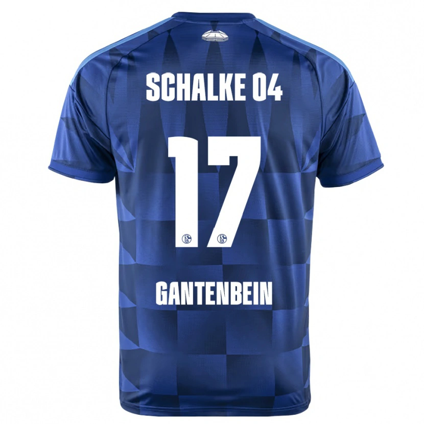 Danxen Damen Adrian Gantenbein #17 Dunkelblau Gelb Weiß Heimtrikot Trikot 2026/27 T-Shirt