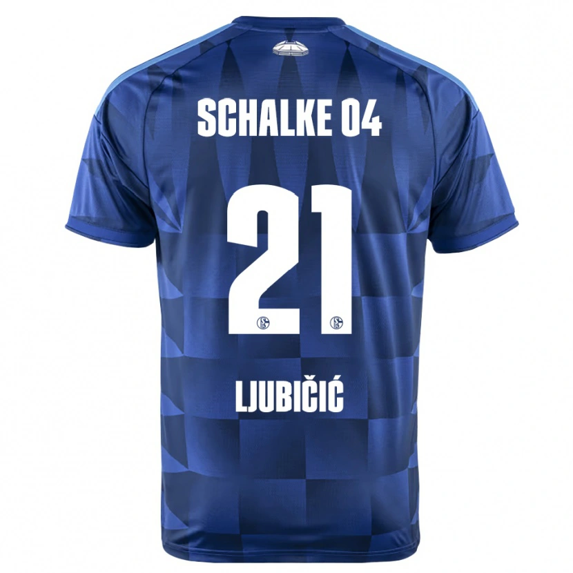 Danxen Damen Dejan Ljubicic #21 Dunkelblau Gelb Weiß Heimtrikot Trikot 2026/27 T-Shirt