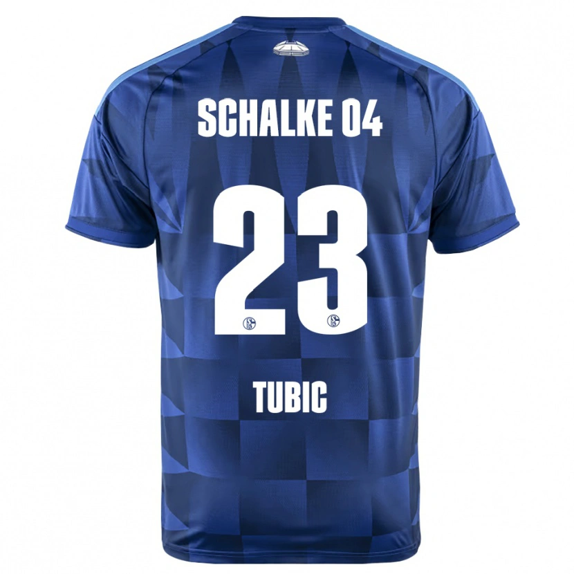 Danxen Damen Malik Tubic #23 Dunkelblau Gelb Weiß Heimtrikot Trikot 2026/27 T-Shirt