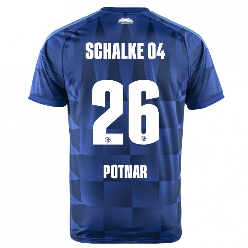 Danxen Damen Bojan Potnar #26 Dunkelblau Gelb Weiß Heimtrikot Trikot 2026/27 T-Shirt