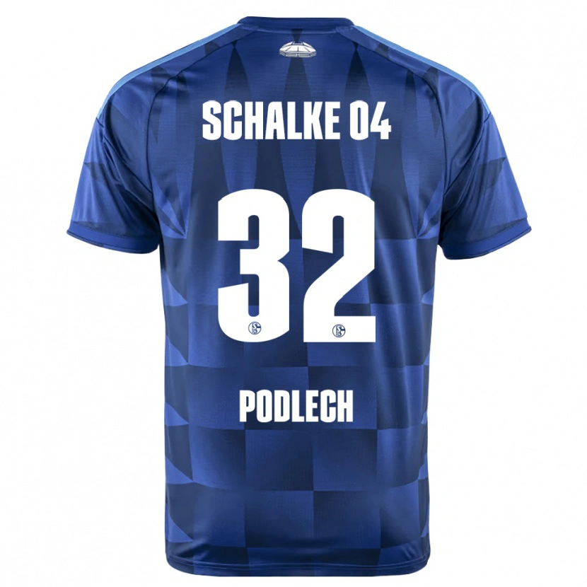 Danxen Damen Luca Podlech #32 Dunkelblau Gelb Weiß Heimtrikot Trikot 2026/27 T-Shirt