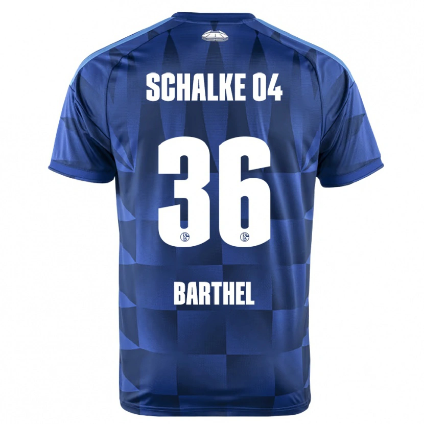 Danxen Damen Niklas Barthel #36 Dunkelblau Gelb Weiß Heimtrikot Trikot 2026/27 T-Shirt