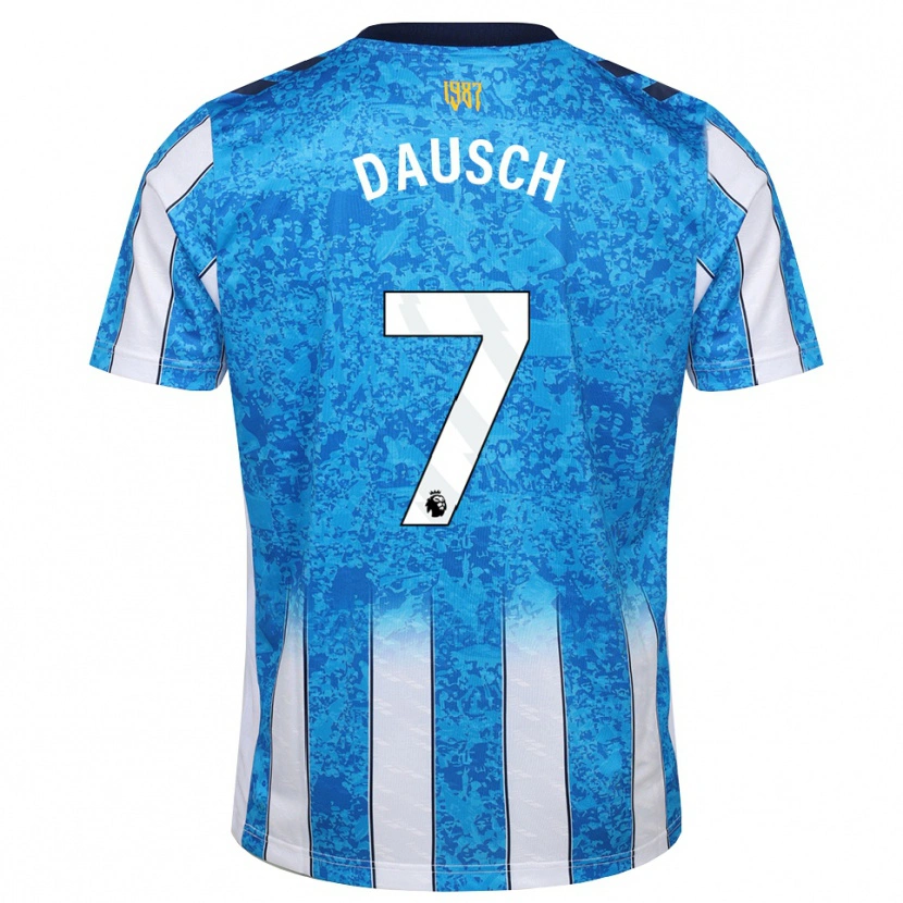 Danxen Damen Aidan Dausch #7 Weiß Blau Orange Heimtrikot Trikot 2026/27 T-Shirt