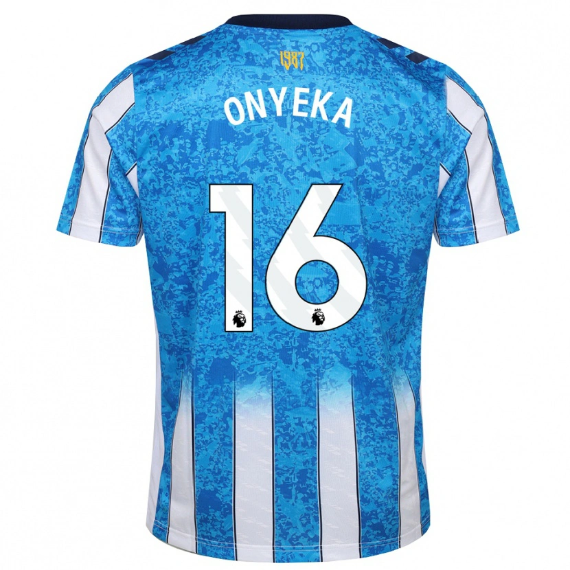 Danxen Damen Frank Onyeka #16 Weiß Blau Orange Heimtrikot Trikot 2026/27 T-Shirt
