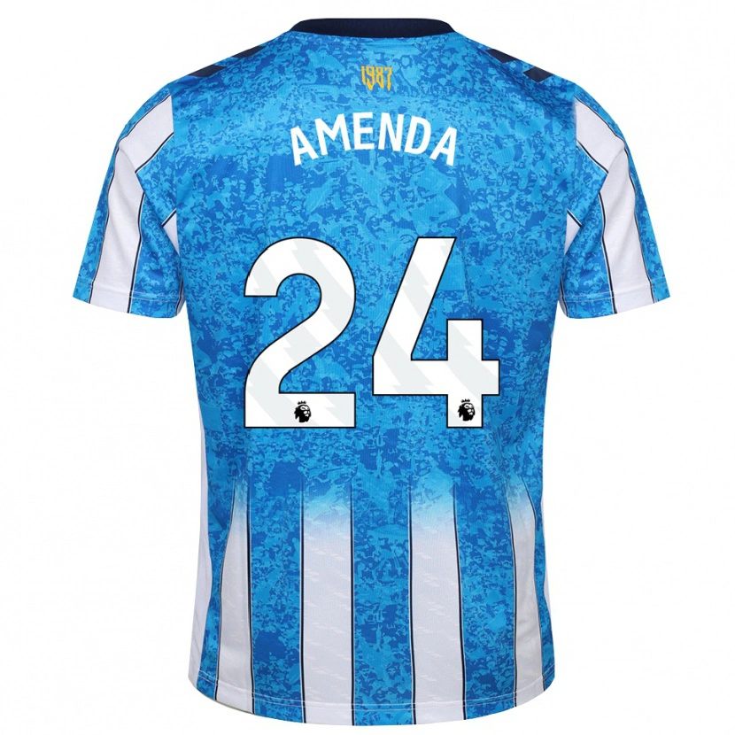 Danxen Damen Aurèle Amenda #24 Weiß Blau Orange Heimtrikot Trikot 2026/27 T-Shirt