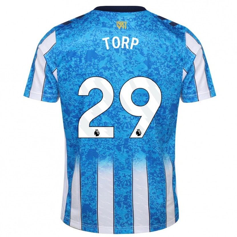 Danxen Damen Victor Torp #29 Weiß Blau Orange Heimtrikot Trikot 2026/27 T-Shirt