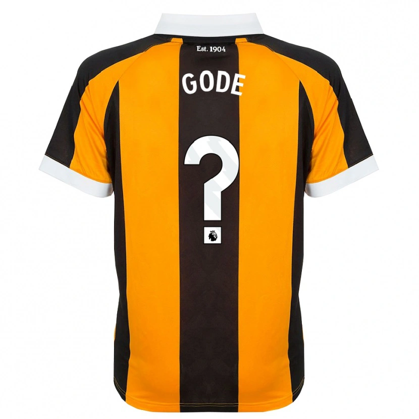 Danxen Damen Ted Gode #0 Orange Schwarz Weiß Heimtrikot Trikot 2026/27 T-Shirt