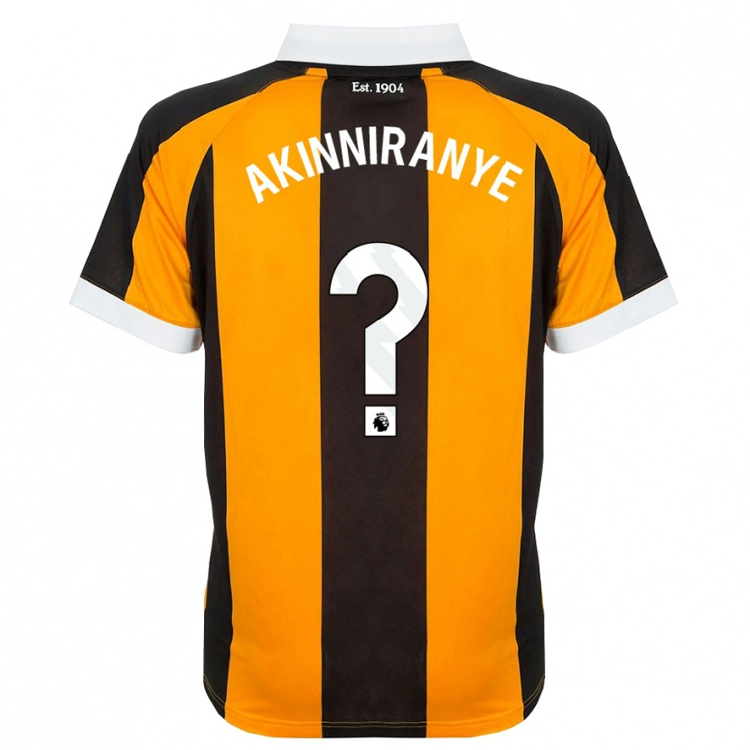 Danxen Damen George Akinniranye #0 Orange Schwarz Weiß Heimtrikot Trikot 2026/27 T-Shirt