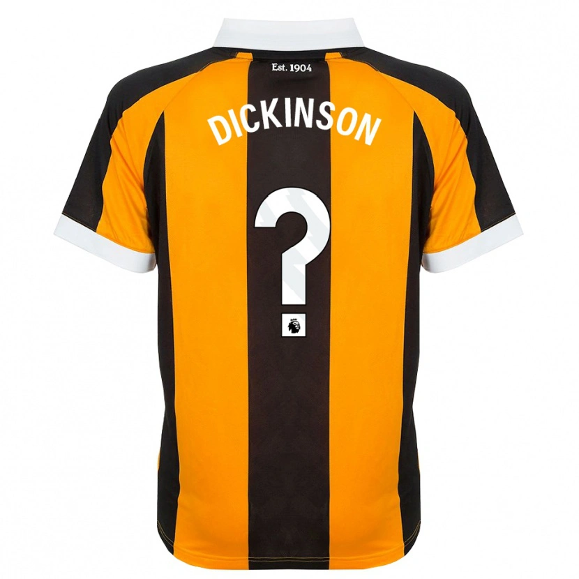Danxen Damen George Dickinson #0 Orange Schwarz Weiß Heimtrikot Trikot 2026/27 T-Shirt