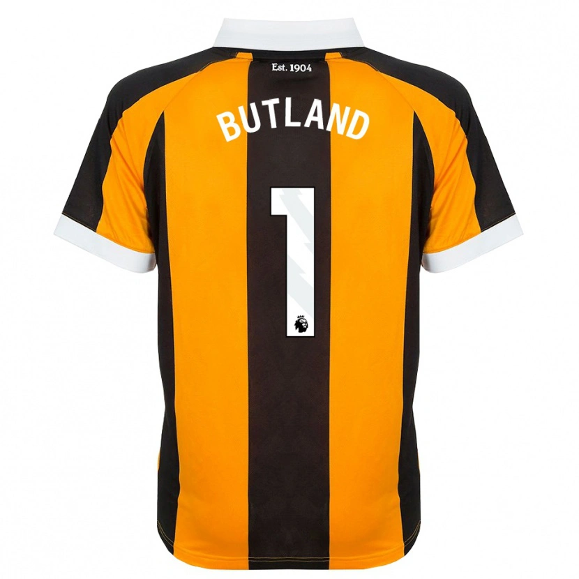 Danxen Damen Jack Butland #1 Orange Schwarz Weiß Heimtrikot Trikot 2026/27 T-Shirt