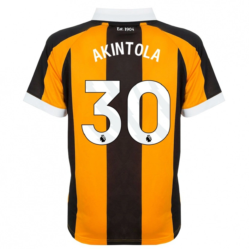 Danxen Damen David Akintola #30 Orange Schwarz Weiß Heimtrikot Trikot 2026/27 T-Shirt