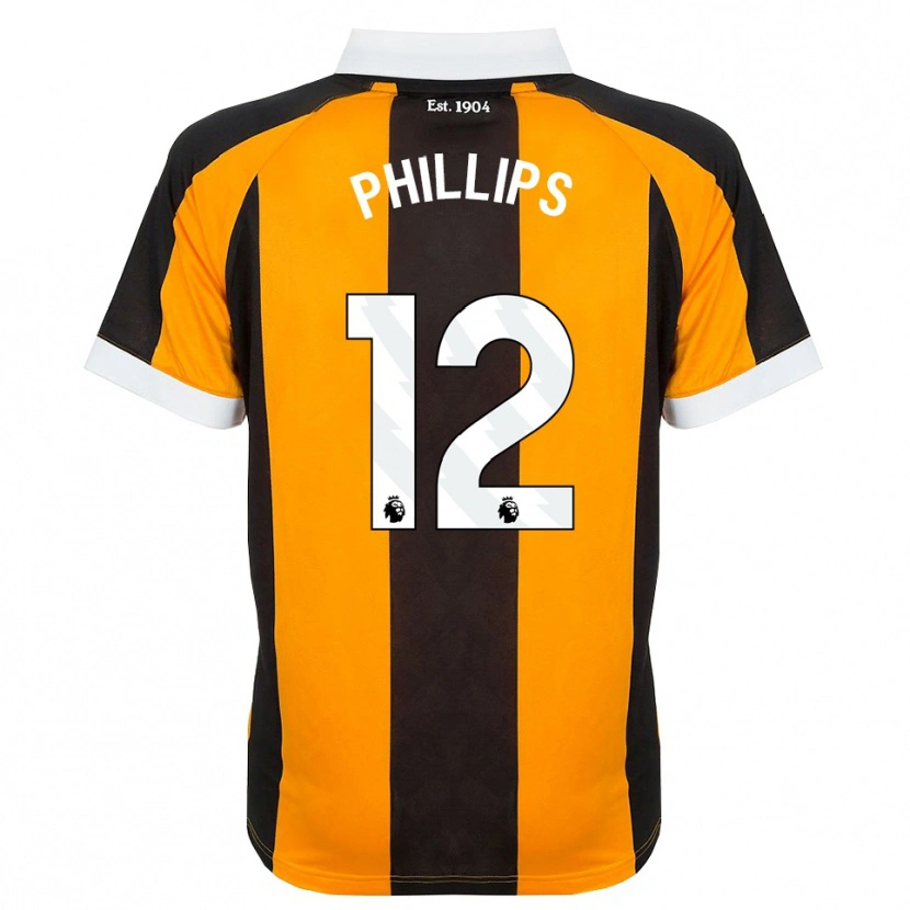 Danxen Damen Dillon Phillips #12 Orange Schwarz Weiß Heimtrikot Trikot 2026/27 T-Shirt