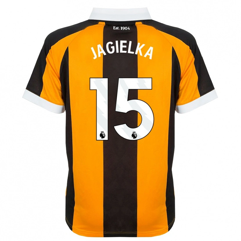 Danxen Damen Zac Jagielka #15 Orange Schwarz Weiß Heimtrikot Trikot 2026/27 T-Shirt