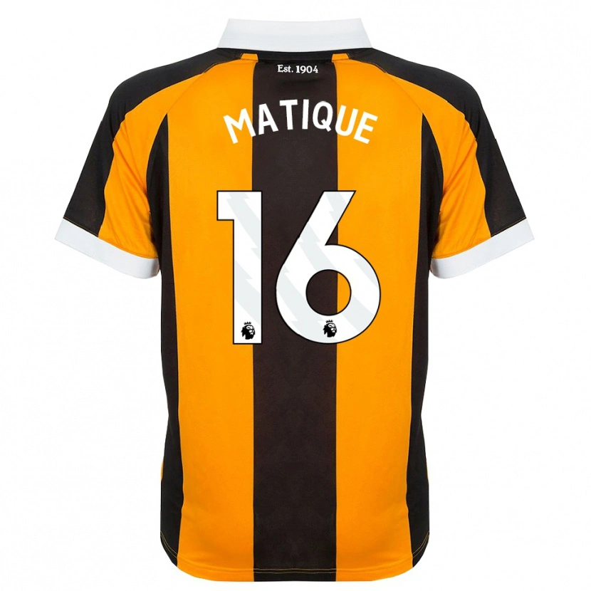 Danxen Damen Albert Matique #16 Orange Schwarz Weiß Heimtrikot Trikot 2026/27 T-Shirt