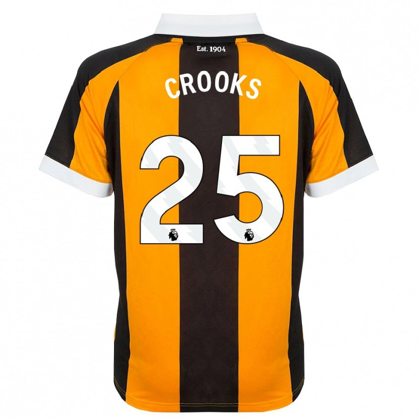 Danxen Damen Matt Crooks #25 Orange Schwarz Weiß Heimtrikot Trikot 2026/27 T-Shirt