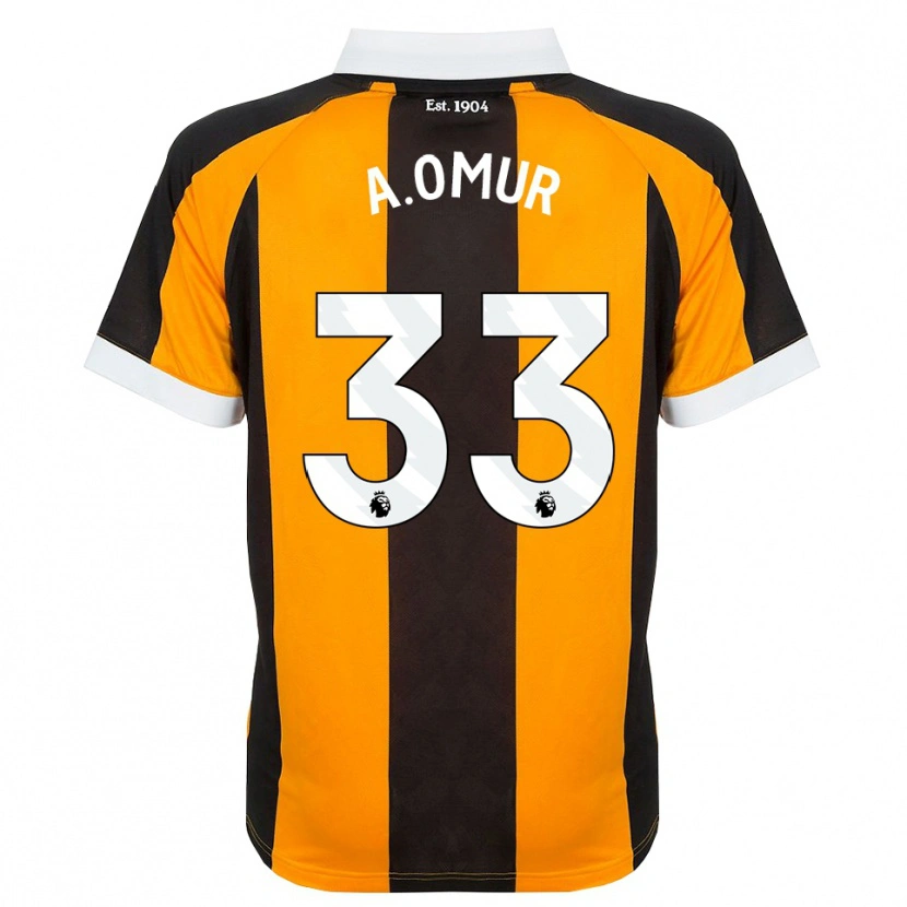 Danxen Damen Abdülkadir Ömür #33 Orange Schwarz Weiß Heimtrikot Trikot 2026/27 T-Shirt