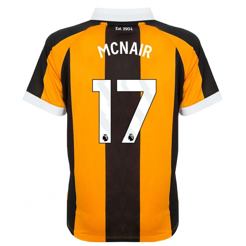 Danxen Damen Paddy Mcnair #17 Orange Schwarz Weiß Heimtrikot Trikot 2026/27 T-Shirt