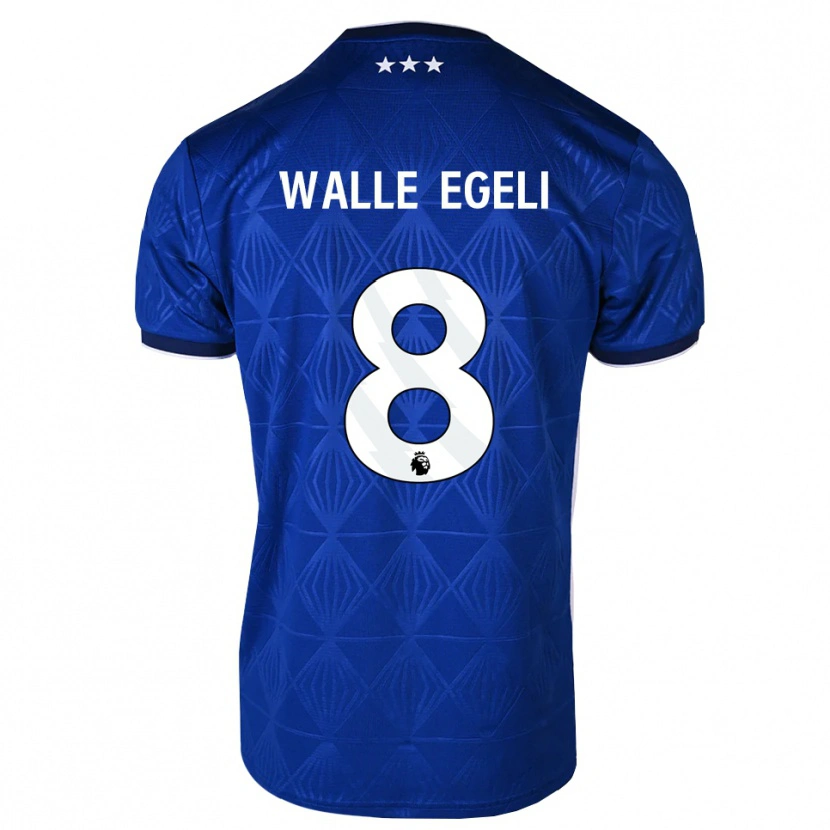 Danxen Damen Sindre Walle Egeli #8 Mittelblau Weiß Rot Heimtrikot Trikot 2026/27 T-Shirt