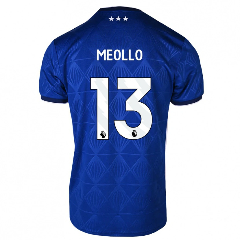 Danxen Damen Nina Meollo #13 Mittelblau Weiß Rot Heimtrikot Trikot 2026/27 T-Shirt