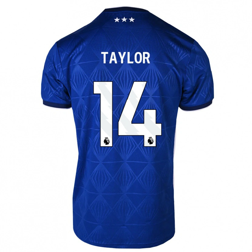 Danxen Damen Jack Taylor #14 Mittelblau Weiß Rot Heimtrikot Trikot 2026/27 T-Shirt