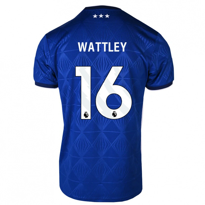 Danxen Damen Zac Wattley #16 Mittelblau Weiß Rot Heimtrikot Trikot 2026/27 T-Shirt