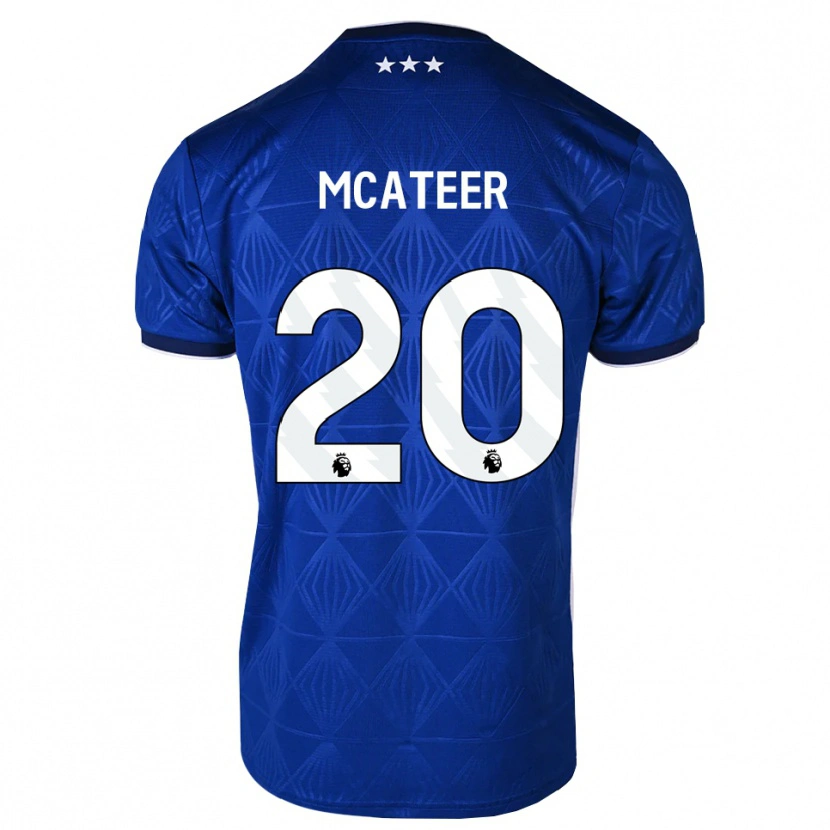 Danxen Damen Kasey Mcateer #20 Mittelblau Weiß Rot Heimtrikot Trikot 2026/27 T-Shirt