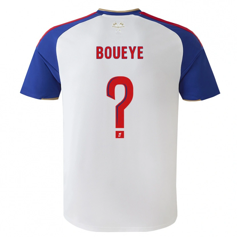 Danxen Damen Philippe Boueye #0 Königsblau Rot Weiß Heimtrikot Trikot 2026/27 T-Shirt