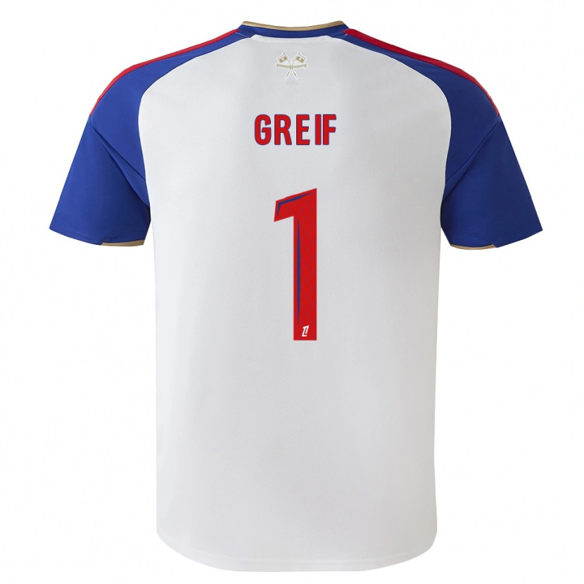 Danxen Damen Dominik Greif #1 Königsblau Rot Weiß Heimtrikot Trikot 2026/27 T-Shirt