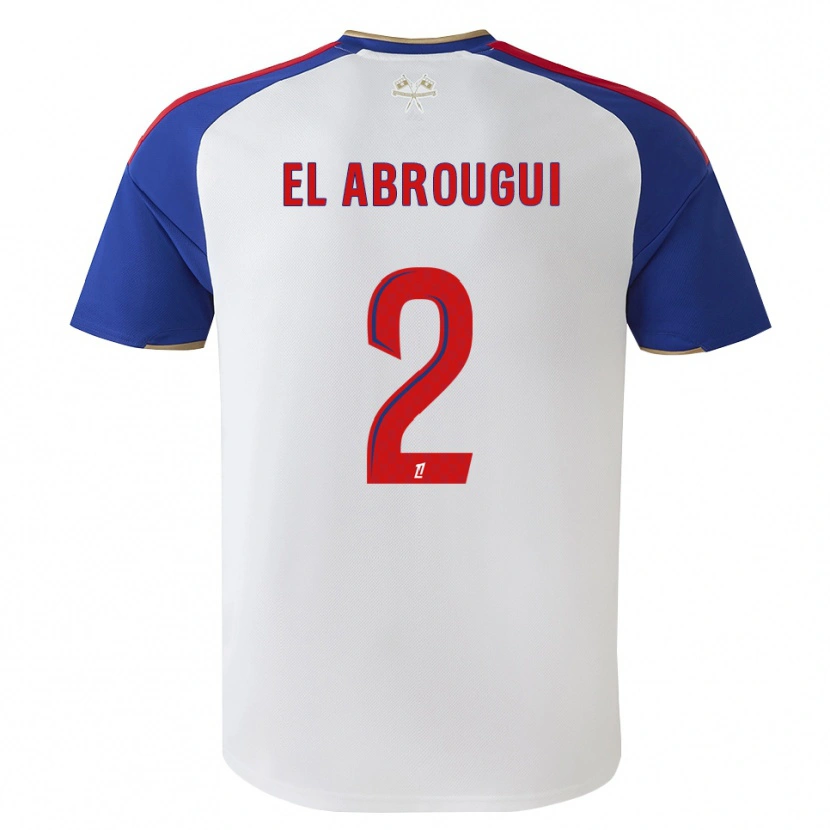 Danxen Damen Wassim El Abrougui #2 Königsblau Rot Weiß Heimtrikot Trikot 2026/27 T-Shirt