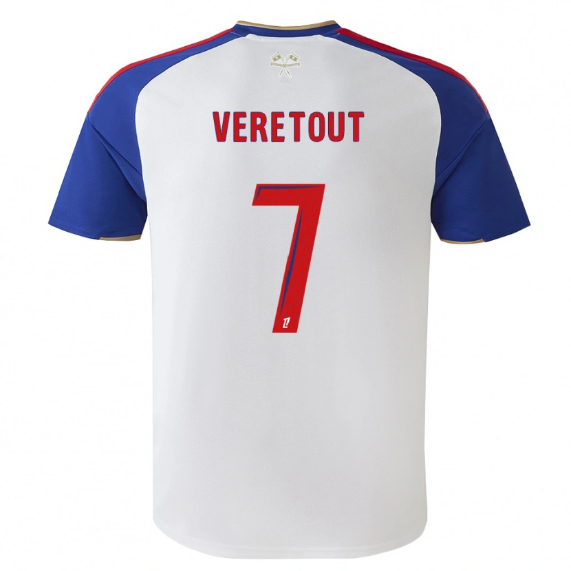 Danxen Damen Jordan Veretout #7 Königsblau Rot Weiß Heimtrikot Trikot 2026/27 T-Shirt