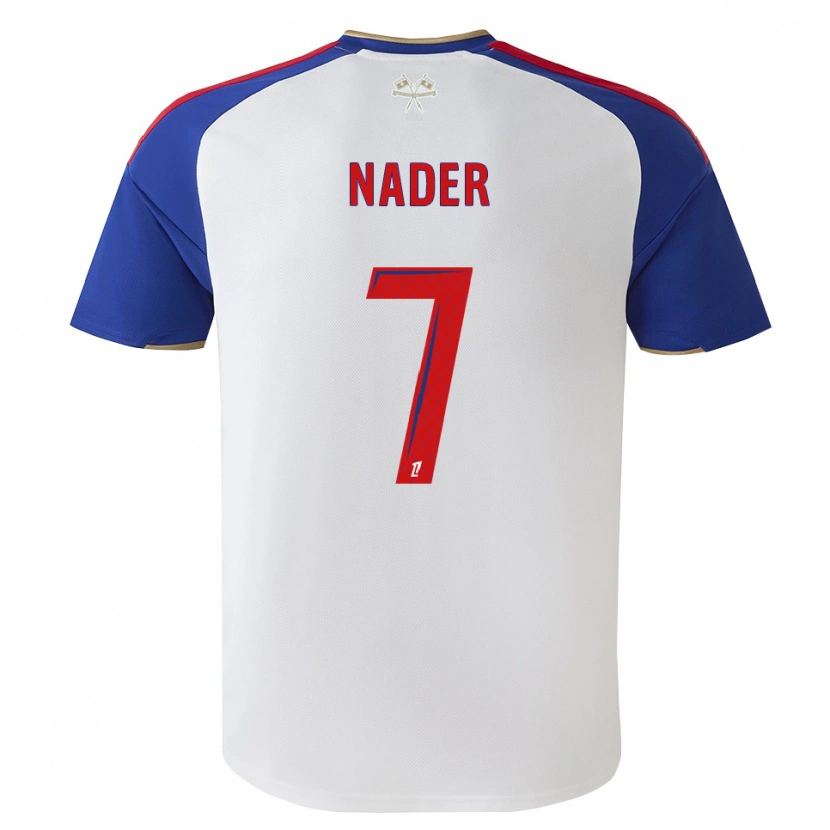 Danxen Damen Saad Nader #7 Königsblau Rot Weiß Heimtrikot Trikot 2026/27 T-Shirt