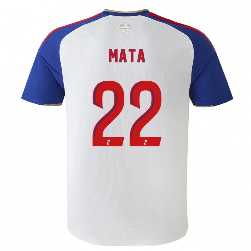 Danxen Damen Clinton Mata #22 Königsblau Rot Weiß Heimtrikot Trikot 2026/27 T-Shirt