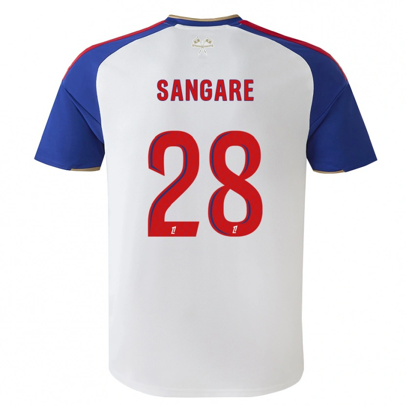 Danxen Damen Wassa Sangaré #28 Königsblau Rot Weiß Heimtrikot Trikot 2026/27 T-Shirt