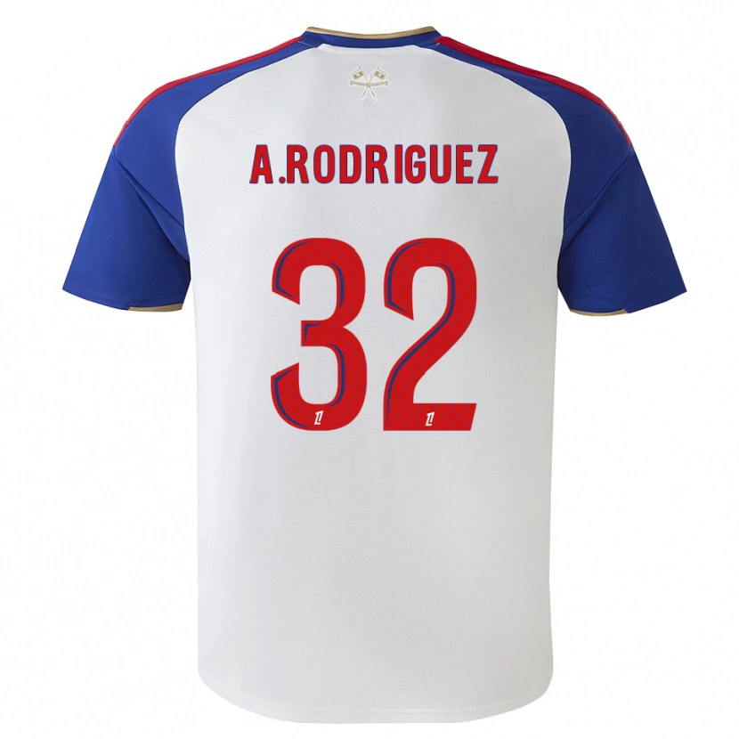 Danxen Damen Alejandro Gomes Rodríguez #32 Königsblau Rot Weiß Heimtrikot Trikot 2026/27 T-Shirt