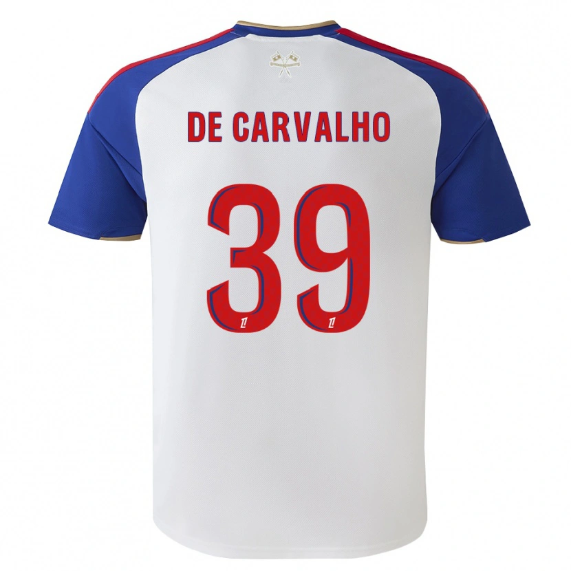 Danxen Damen Mathys De Carvalho #39 Königsblau Rot Weiß Heimtrikot Trikot 2026/27 T-Shirt