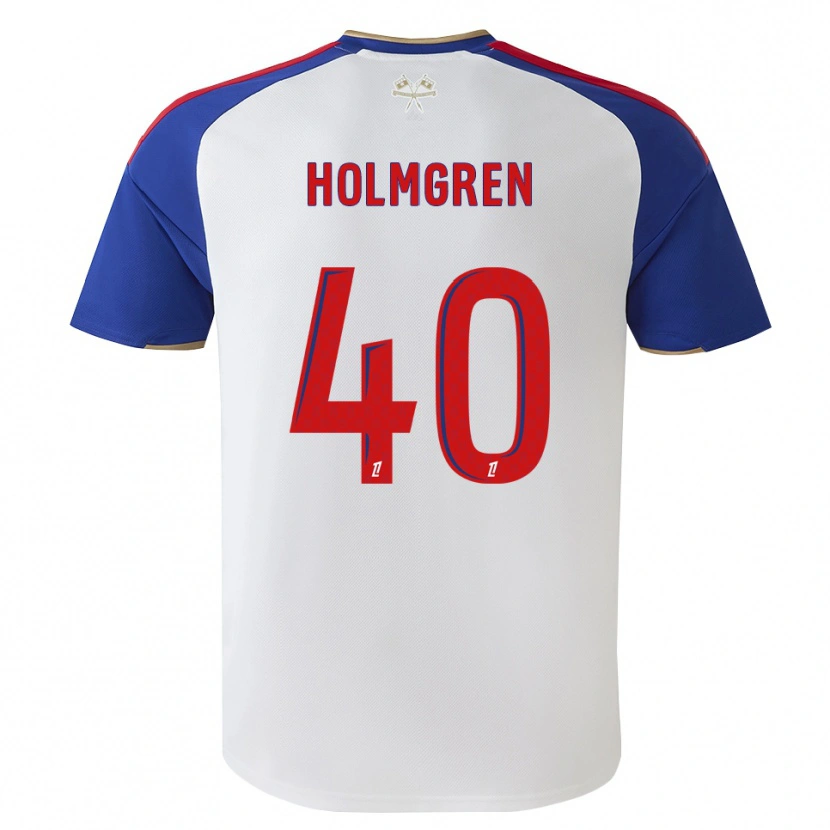 Danxen Damen Emma Holmgren #40 Königsblau Rot Weiß Heimtrikot Trikot 2026/27 T-Shirt