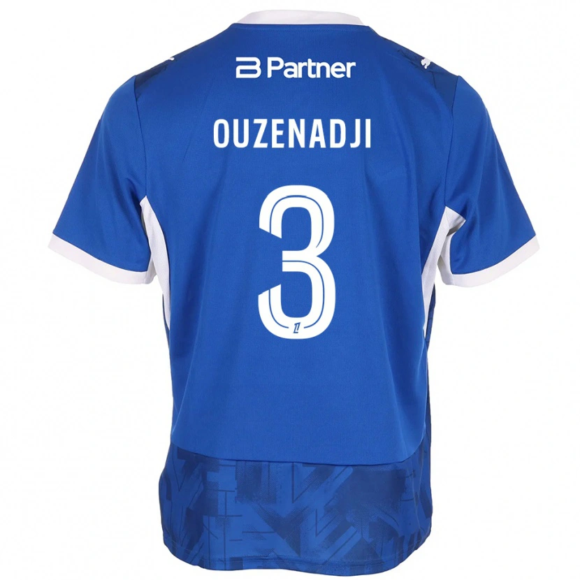 Danxen Damen Anis Ouzenadji #3 Mittelblau Weiß Heimtrikot Trikot 2026/27 T-Shirt