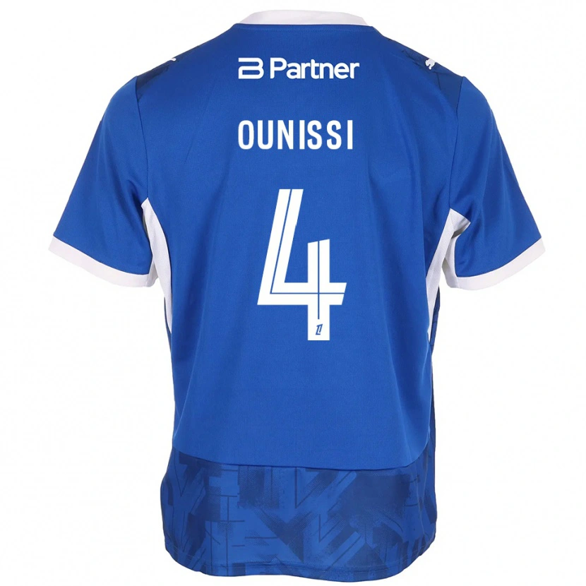 Danxen Damen Ilian Ounissi #4 Mittelblau Weiß Heimtrikot Trikot 2026/27 T-Shirt