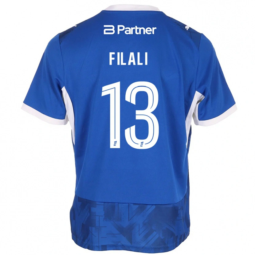 Danxen Damen Saad Filali #13 Mittelblau Weiß Heimtrikot Trikot 2026/27 T-Shirt