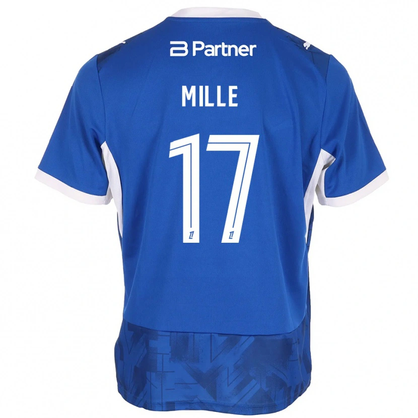 Danxen Damen Antoine Mille #17 Mittelblau Weiß Heimtrikot Trikot 2026/27 T-Shirt