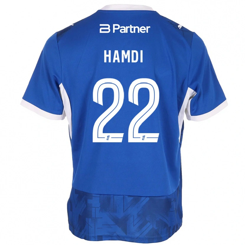 Danxen Damen Mathis Hamdi #22 Mittelblau Weiß Heimtrikot Trikot 2026/27 T-Shirt