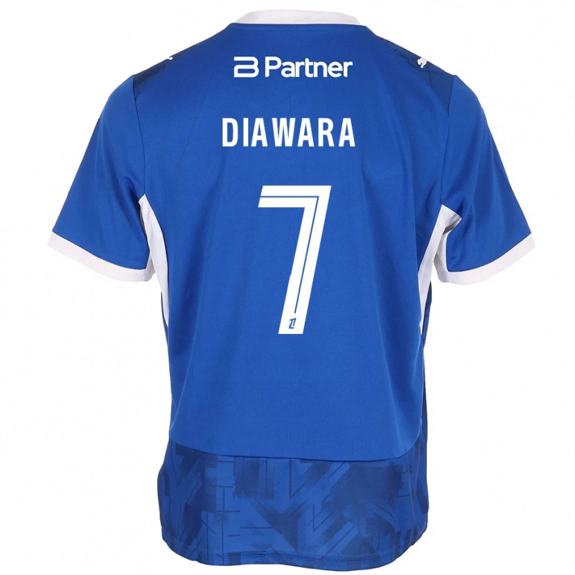 Danxen Damen Kandet Diawara #7 Mittelblau Weiß Heimtrikot Trikot 2026/27 T-Shirt