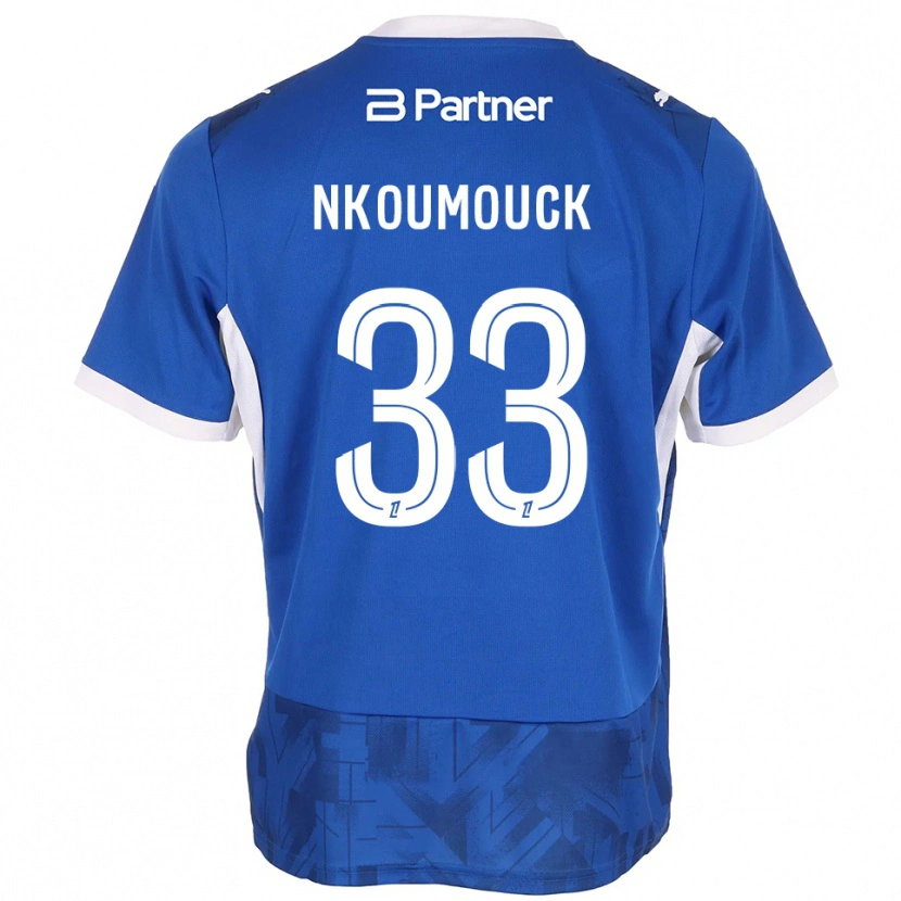 Danxen Damen Marc-Anthony Nkoumouck #33 Mittelblau Weiß Heimtrikot Trikot 2026/27 T-Shirt
